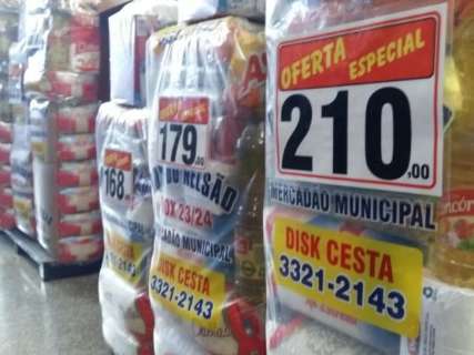 Pelo 3º mês, cesta básica tem baixa com queda nos preços de 4 alimentos