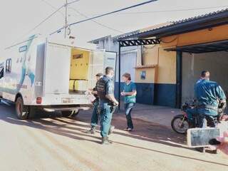 No início desta manhã, apenas uma saída foi registrada, a do ex-prefeito de Aquidauana, Raul Freixes, preso desde o dia 11 de março (Foto: Henrique Kawaminami)