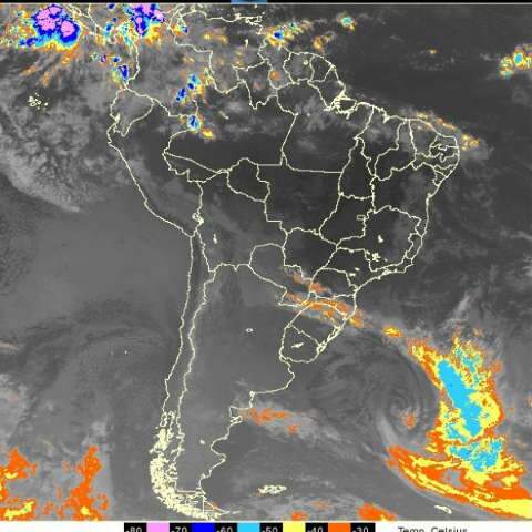  Primeira frente fria do inverno baixar&aacute; term&ocirc;metros para at&eacute; 6 graus em MS 