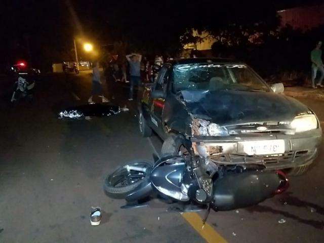 Guarda municipal de 42 anos morre em colis&atilde;o entre carro e moto