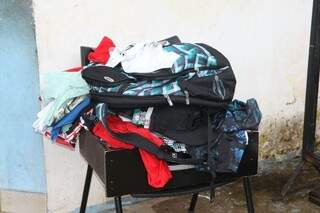 Parte das roupas foram encontradas no bairro Cohab e Ramez Tebet. 