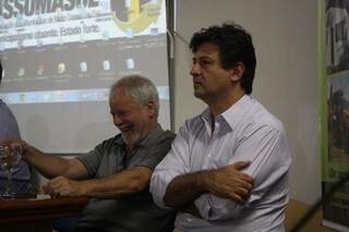 Biffi e Mandetta falaram sobre o julgamento de Bernal pelo legislativo (Foto: Marcos Ermínio)