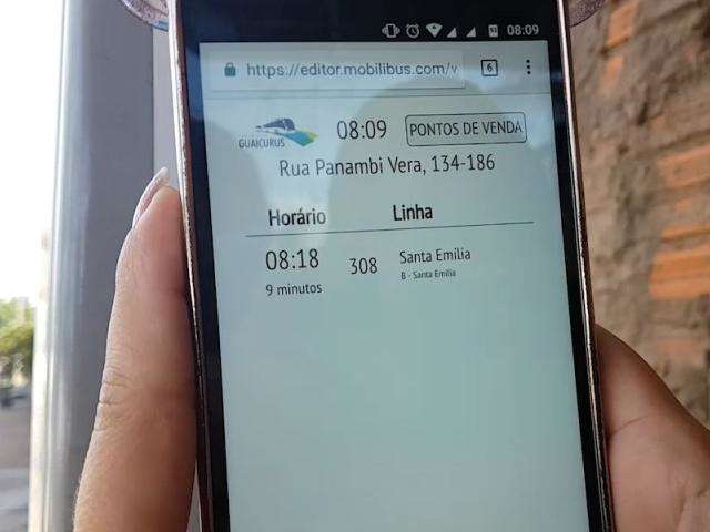 Sabia? Hor&aacute;rios de &ocirc;nibus podem ser consultados nos pontos, pelo celular
