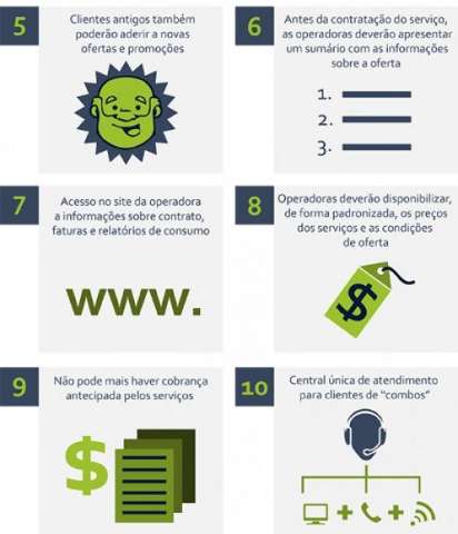 Novas regras beneficiam usu&aacute;rios de telefonia, internet e TV por assinatura