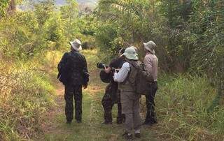 Workshop foi realizado em áreas de grande concentração de fauna e flora pantaneira, no entorno da Serra do Amolar