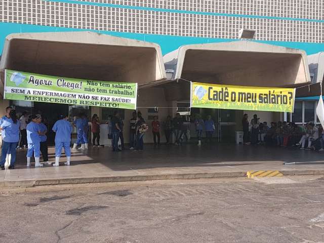 Enfermagem da Santa Casa mant&eacute;m greve e tenta reuni&atilde;o com prefeito