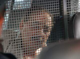 José Alberto no dia da prisão, logo após o crime. (Foto: Wendell Reis)