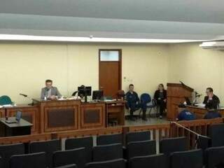 Sessão de julgamento desta quarta-feira (08). (Foto: JP News) 