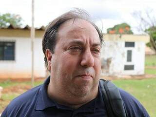 Diego Soler, da FIVB, é o responsável pelo relatório de vistoria (Foto: Marcos Maluf)