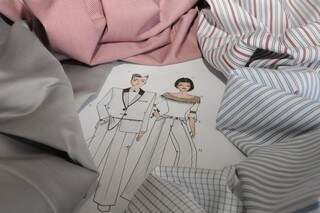 Tecidos para confecção de camisas ou ternos, masculinos e femininos. (Foto: Paulo Francis) 