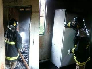 Incêndio começou em colchões (Foto: Fátima News)