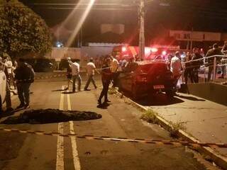 Crime aconteceu na Rua Amazonas, no Jardim Autonomista (Foto: Liniker Ribeiro)