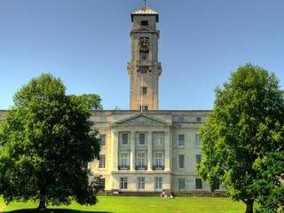 Campus da Universidade de Nottingham na Inglaterra (Foto: Divulgação)