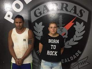 O DJ Mário Diego e Janaina Garcia foram presos na noite de ontem (Foto: Divulgação)