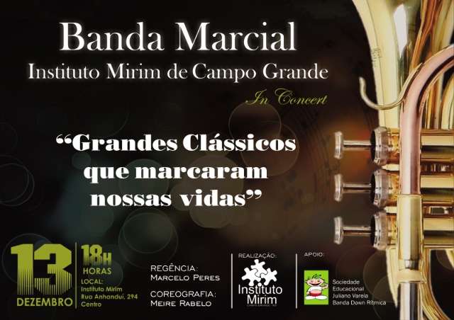 Banda do Instituto Mirim apresenta espet&aacute;culo com cl&aacute;ssicos da m&uacute;sica