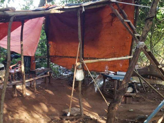 C&atilde;es farejadores acham droga em mata perto da casa de traficante morto
