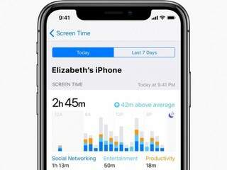 iOS 12 ganhou uma central de controle que mostra uso de apps e até permite estabelecer um limite para eles. (Foto: Apple/Divulgação)