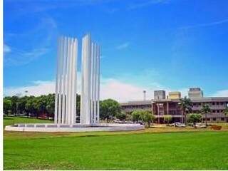 Campus da Universidade Federal em Campo Grande (Foto: arquivo / Marcos Ermínio) 