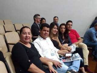 Funcionários demitidos do diretório estadual foram à Assembleia nesta terça-feira (1º) (Foto: Leonardo Rocha)