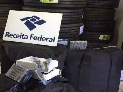 Receita Federal apreende mais de R$ 400 mil em mercadorias ilegais