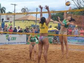 Jogos de vôlei de praia em Campo Grande (Foto: Divulgação)