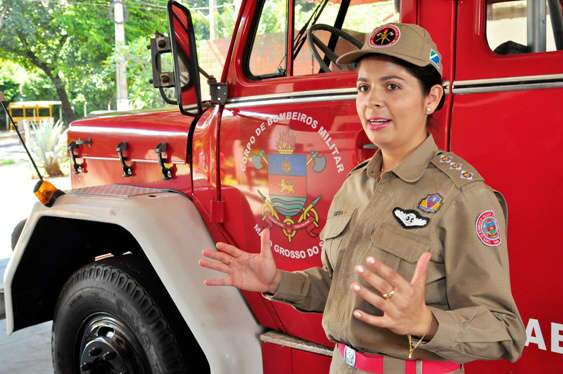  Primeira mulher comandante do Corpo de Bombeiros assume chefia de unidade hoje