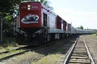 Reativação do Trem do Pantanal foi em 2009 (Foto: Reprodução)