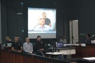 No julgamento, passou o vídeo que Oswaldo narrava detalhes do crime. (Foto: Arquivo/Marcos Ermínio)