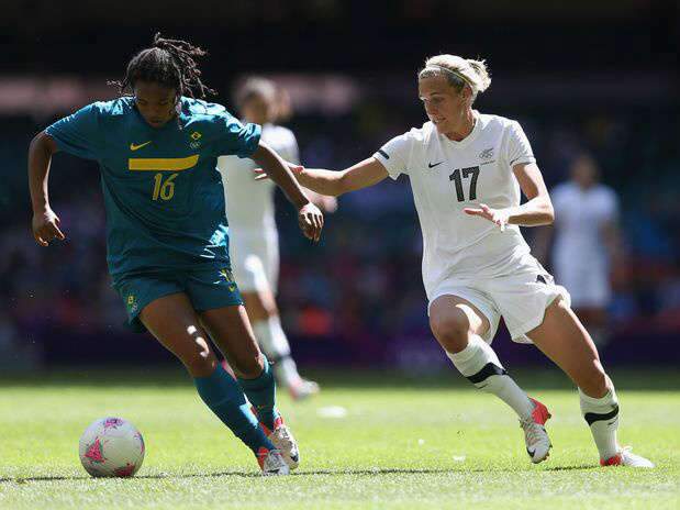  Brasil bate Nova Zel&acirc;ndia por 1 a 0 pelo futebol feminino nas Olimp&iacute;adas