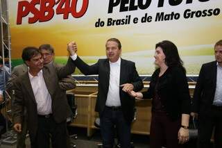 Campos esteve na Capital em junho passado para selar aliança do PSB com o PMDB. (Foto: Marcelo Victor)
