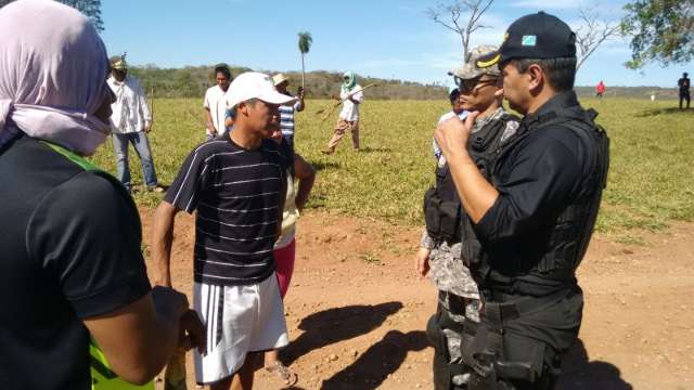 Para evitar confrontos, For&ccedil;a Nacional envia refor&ccedil;o para fazendas invadidas