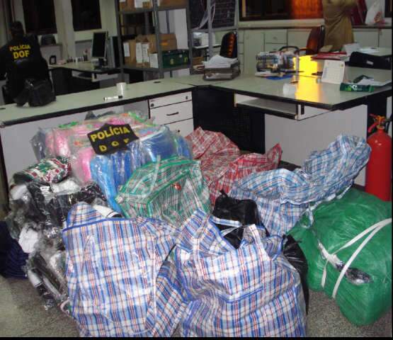  Em 2010, Receita Federal recolheu R$ 81 milh&otilde;es em produtos piratas em MS