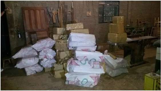 Pol&iacute;cia estoura quadrilha que embalava e distribu&iacute;a maconha vinda do Paraguai