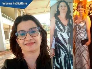 Antes e Depois de  Heliene (Foto: Divulgação)