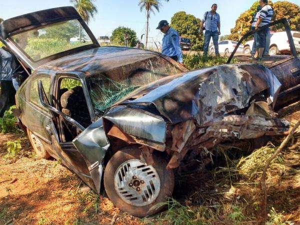 V&iacute;tima de acidente com morte na MS-376 aguarda vaga em hospital 