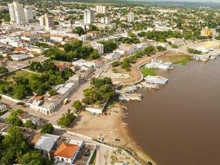 Porto Geral de Corumbá, cartão de visita da capital do Pantanal.  (Foto: Rene Márcio Carneiro)