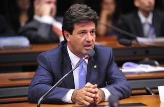 Deputado federal, Luiz Henrique Mandetta, durante sessão em Brasília (Foto: Luis Macedo/Câmara dos Deputados)