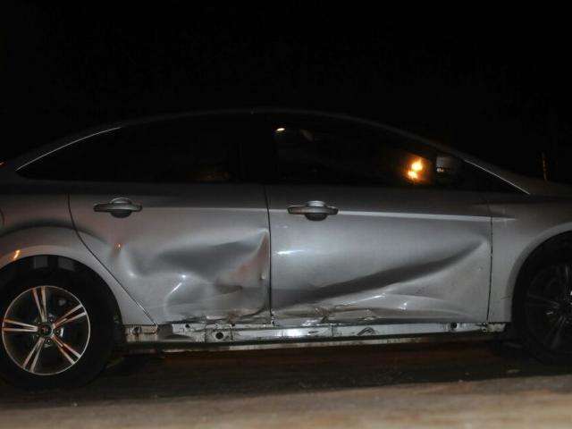 Carro invade preferencial e motociclista fica ferido no Coronel Antonino