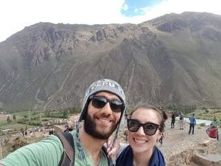 De quebra o casal conseguiu realizar passeios que nem estavam nos planos. Conheceram Machu Picchu e Cusco. (Foto: Arquivo Pessoal)