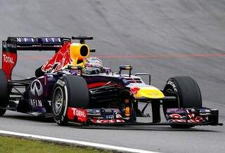Vettel, o campeão do GP Brasil. (Foto: Agência Estado)