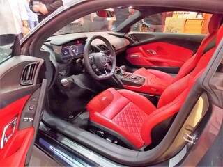 Interior do Audi R8 (foto Márcio Martins)
