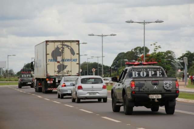 Choque, Bope e PF fazem mega opera&ccedil;&atilde;o para transportar dinheiro 