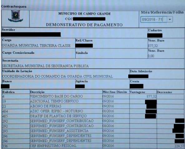 Servidores reclamam de cobran&ccedil;a de empr&eacute;stimo descontado em folha