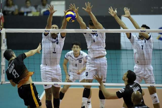 Equipe de MS enfrenta o vice-l&iacute;der da Superliga de v&ocirc;lei masculino