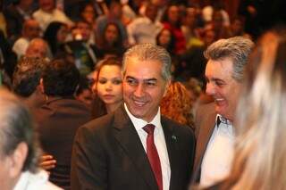 Reinaldo celebrou 100 dias de governo em um evento (Foto: Fernando Antunes)