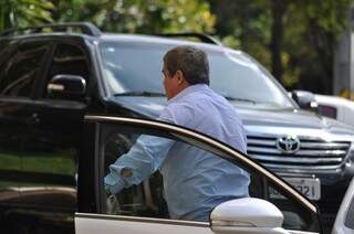 O presidente do TCE, Waldir Neves, esteve reunido com governador nesta tarde para tratar do assunto. (Foto: Alcides Neto)