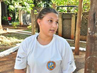 Estudante Nayara Grisi Dias, 18 anos, também lamenta a situação do Horto.