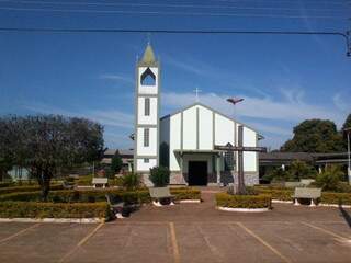 Igreja Nossa Senhora Aparecida, em Taquarussu (Foto: Divulgação)