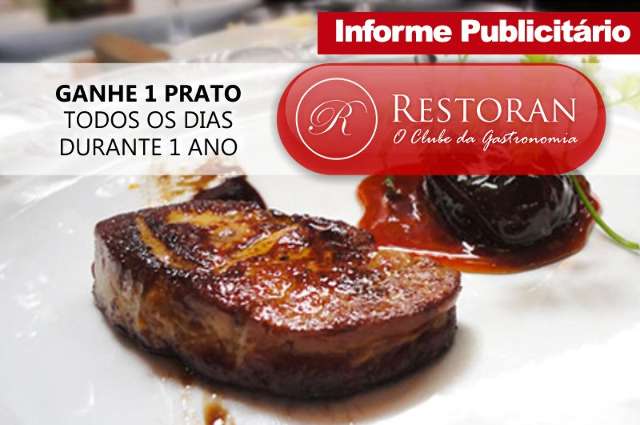 Clube de Gastronomia d&aacute; 1 prato gr&aacute;tis por refei&ccedil;&atilde;o e gera economia