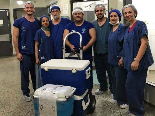 M&eacute;dicos de SP fazem capta&ccedil;&atilde;o de &oacute;rg&atilde;os em Dourados, terceira do ano